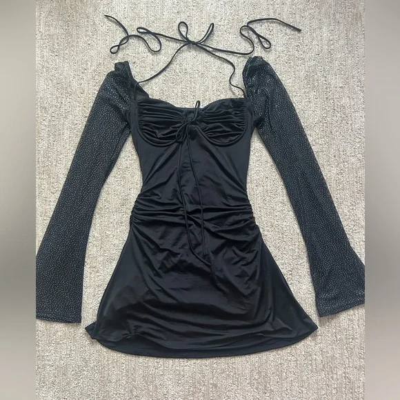 Lucy in the Sky | Dresses | Winonah Glitter Mesh Long Sleeve Dress In Black | Poshmark Lucy in the Sky | Dresses | Winonah Glitter Mesh Long Sleeve Dress In Black | Poshmark